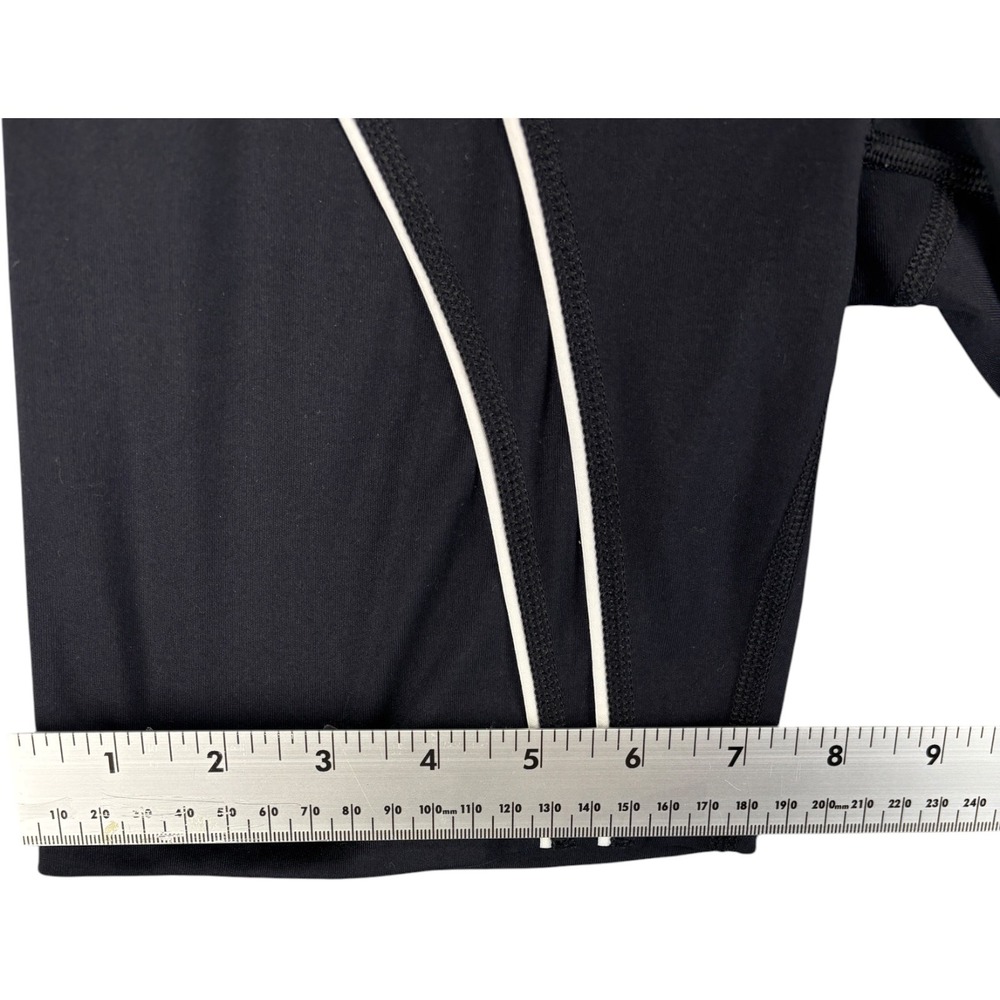 Victoria's Secret Sport Bike Shorts Womens S Black Compression High Rise Pocket - Picture 10 of 10